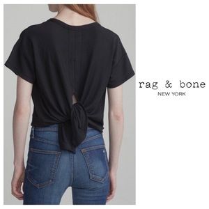 Rag & Bone Kat Split Back Tee
